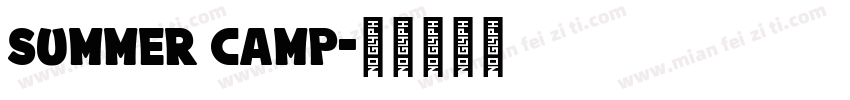 Summer Camp字体转换